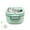 Green, variant on Single-Layer Bento Lunch Box for Adults,Removable Dressing Container with Utensil Set,Leakproof Design Microwave Safe,Portable Thermal Food Storage for Work Picnic Travel
