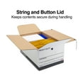 thumbnail image 3 of Staples Heavy Duty File Box String and Button Lid Legal White/Gray 4/Pack (TR59224), 3 of 9