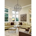 thumbnail image 2 of Elegant Lighting Geneva 32" 6 Light Royal Crystal Pendant Lamp, 2 of 6