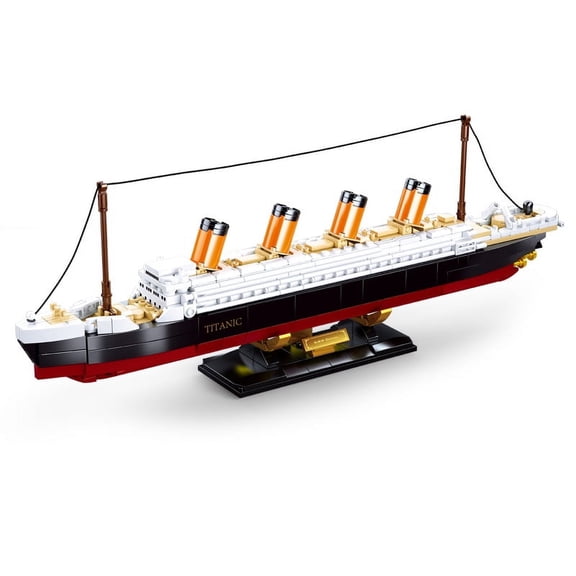 Titanic Model Cruise Ship Building Children Interlocking Block Building Sets 0.6 kg
