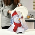 thumbnail image 6 of SKYSONIC Christmas Cute Snowman Kitchen Dish Towel Set,Drying Kitchen Towels Tea Towels Gift Set for Drying Cleaning Cooking Baking 6Pcs, 6 of 7