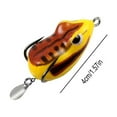 thumbnail image 6 of Mini Thunder Frog Blackfish Lure Tough Silicone Soft K8 Fishing Accessories Y8, 6 of 7