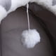 thumbnail image 3 of Cama cerrada para gatos Casa antideslizante Cesta para perros pequeños y cálidos en invierno (Orejas rosadas L), 3 of 7