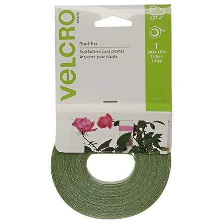 Velcro 90594ACS Adjustable Plant Tie, 1/2" x 30', Green
