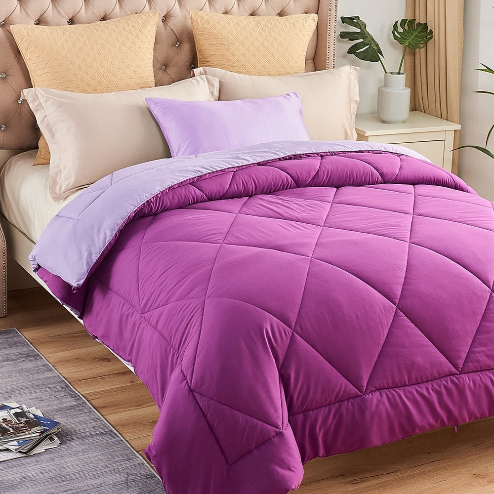 JML All-Season Down Alternative Comforter, Fluffy, Ultralsoft, White, Queen