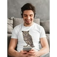thumbnail image 2 of Owl With Yellow Tones Tee Men's -Image by Shutterstock, 2 of 4