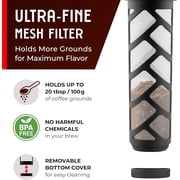 MÜELLERHOME Cold Brew Coffee Maker, 64 oz Tritan Fortified Pitcher, Pour Spout Handle Lid, Resilient & Leak-Proof for Iced Coffee Tea