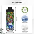 thumbnail image 4 of Plants Vs Zombies Stainless Steel Water Bottle 18oz Sports Insulated Kettle For Running Hiking Cycling Climbing, 4 of 9