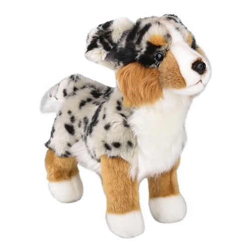 Adventure Planet Plush Heirloom Collection - STANDING AUSTRALIAN SHEPHERD (12 inch)