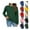 08# Dark Green, variant on Sweatshirts for Women Fashion Crewneck Long Sleeve Solid Thin Fleece Pullover Loose Casual Cozy Warm Fall Winter Tops Pink XL