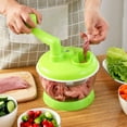 thumbnail image 2 of Food Grinder, PP Material Manual Meat Grinder 6 Blades Compact Portable Convenient Practical  For Kitchen 6 Blades, 2 of 8