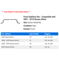 thumbnail image 2 of Front Stabilizer Bar - Compatible with 2007 - 2010 Nissan Altima 2008 2009, 2 of 2