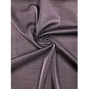 Nylon Spandex 4 Ways Stretch with Shimmer Lurex Fabric (Dark Plum)