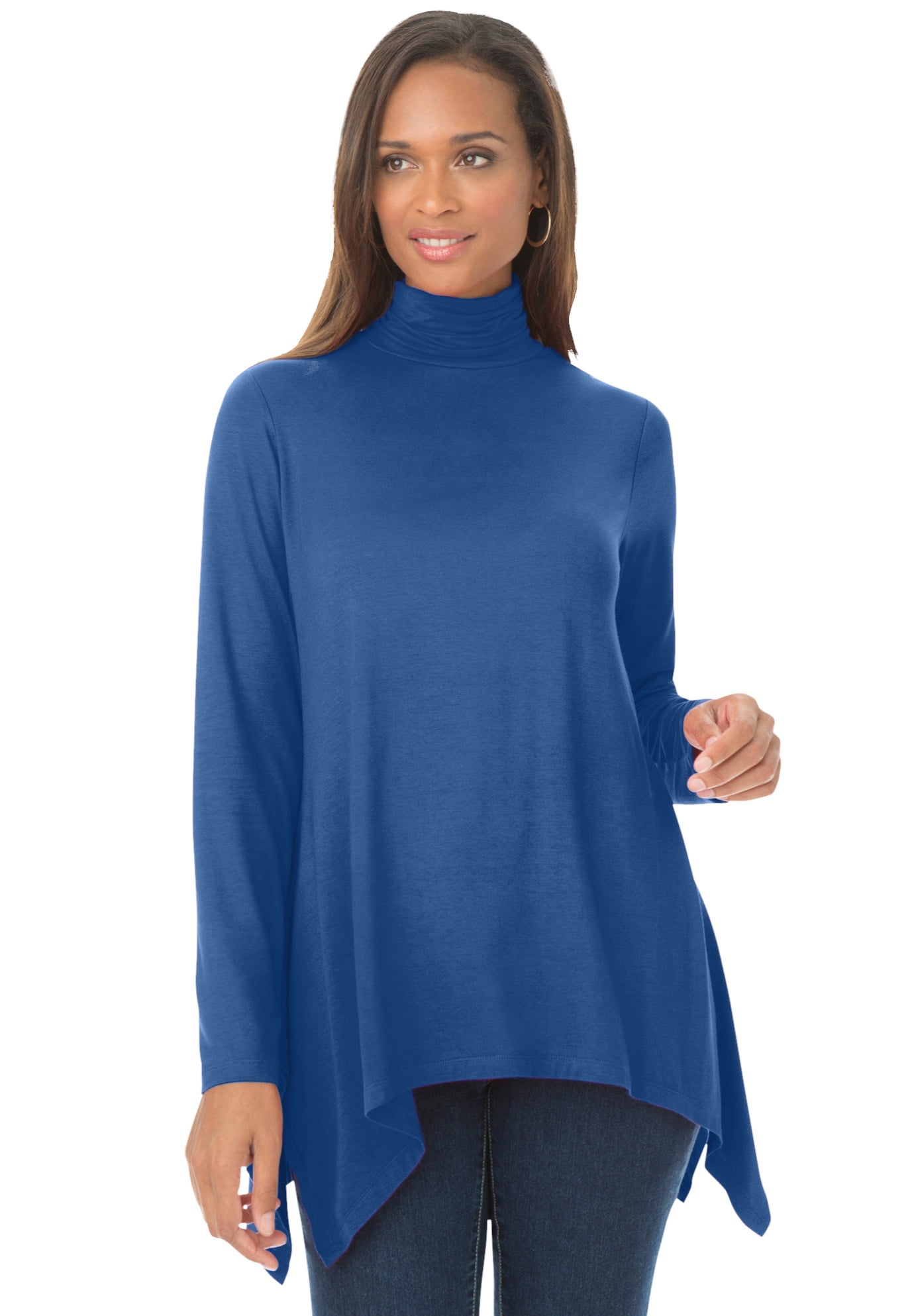 plus size turtleneck shirts