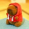 thumbnail image 5 of Peluche de capibara suave con alas, muñeco de simulación de tamaño pequeño, animales de peluche, sudadera con capucha, juguete esponjoso de anime para regalo de niño, 5 of 5