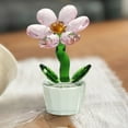 thumbnail image 4 of Crystal Flower Figurine Mini Glass Flower Figurine Collectibles Small Ornament Table Decoration Crystal Glass Bouquet Flower Centerpieces for Home Decor Gifts for Women Mom, 4 of 5