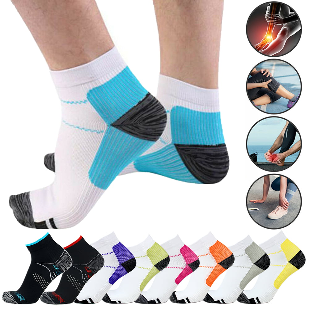 Unisex 1520 mmHg Compression Socks Plantar Fasciitis Relief Foot Pain