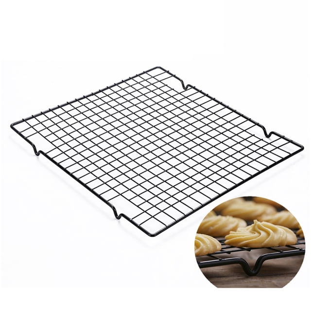 Yeacher Wire Grid Cooling Tray Cake Food Rack Oven Kitchen Baking Pizza Bread Barbecue Cookie