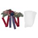 thumbnail image 2 of Flor De La Parte Posterior De La Silla De La Boda, Rosa Decoraciones De La Silla De La Boda Simulación Líneas Fluidas De Moda Artificiales Esquema Para La Escalera Para La ANGGREK Otros, 2 of 8