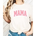 thumbnail image 3 of Trendy Checkered Mama Shirt for Women Cute Orange and Pink Mom Tee Natural Shirt Adult 2XL, 3 of 4