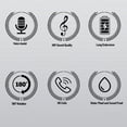 thumbnail image 3 of Auriculares inalámbricos de oído abierto con cancelación de ruido y eje giratorio de 180 grados para ambos oídos. Auriculares Deportivos Ergonómicos y Cómodos para Correr, 3 of 7