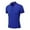Dark Blue, variant on Adult Mens Polos Shirt Short Sleeve Button Tee Shirts Lightweight Yellow Men T Shirts