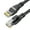 Black, variant on Cat6 Networking Cable Shielded Internet Cable for Routers Laptops Computer TVs Box Up to 100Mbps for Home Offices Use