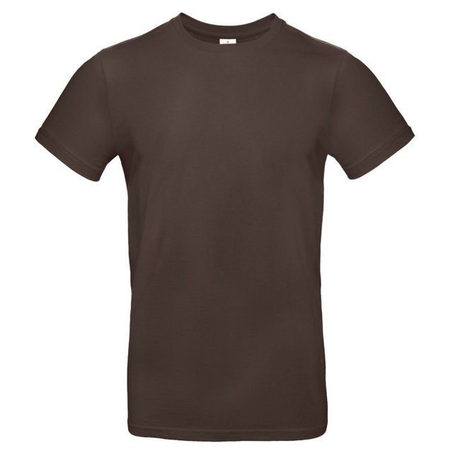 B&C - Camiseta básica #E190 para hombre (Marrón)