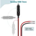 thumbnail image 3 of Adaptador macho para encendedor de cigarrillos de 12v/24v con cable de 30 cm Fusible de 16 Awg 10a para inversor de automóvil Barco (2 piezas) oso de fresa Hogar, 3 of 5
