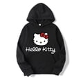 thumbnail image 2 of Sudadera con capucha de Anime de Hello Kitty para niños y niñas, jersey de lana informal, Sudadera con capucha Y2k, chaqueta con estampado para parejas, ropa para niños y niñas, nuevo, 2 of 5