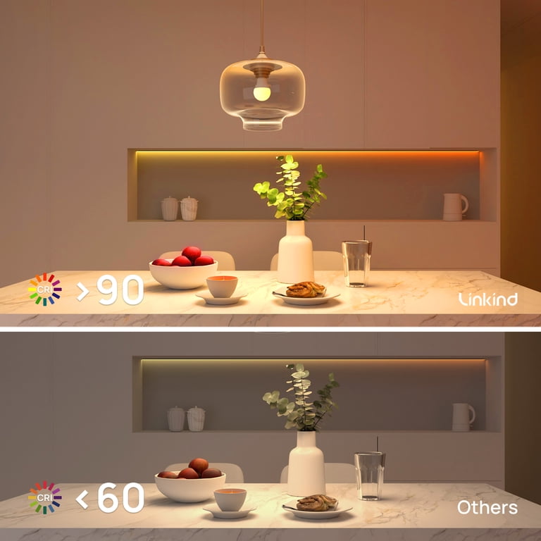 Linkind A19 Matter Smart Light Bulb, Tunable White 4-Pack photo 7