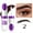 B, variant on Eye Brow Tint,Eyebrow Gel,Peel Off Tattoo Brow Tint Gel,Brown Eyebrow Kit, Waterproof, Transfer-Proof & Sweatproof, Quick Peel Formula for Natural Fuller Brows, Mother’s Day(B)