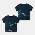 thumbnail image 2 of MEZZALL Boys Short Sleeve T-Shirt Dinosaur Print Comfortable Summer Casual Tops For Toddler And Kids Age 1 7 Years Outdoor Play And Daily Wear Soft Baby Wear, 2 of 7