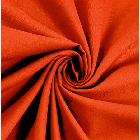 Waverly Inspirations 100% Cotton 44" Solid Flame Color Sewing Fabric by the Yard