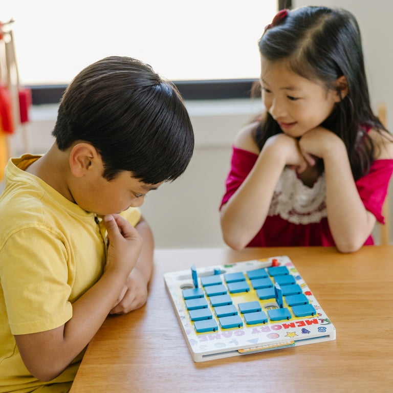 1set Wooden Two-player Memory Match Flip Board Game For Fun And Brain  Training