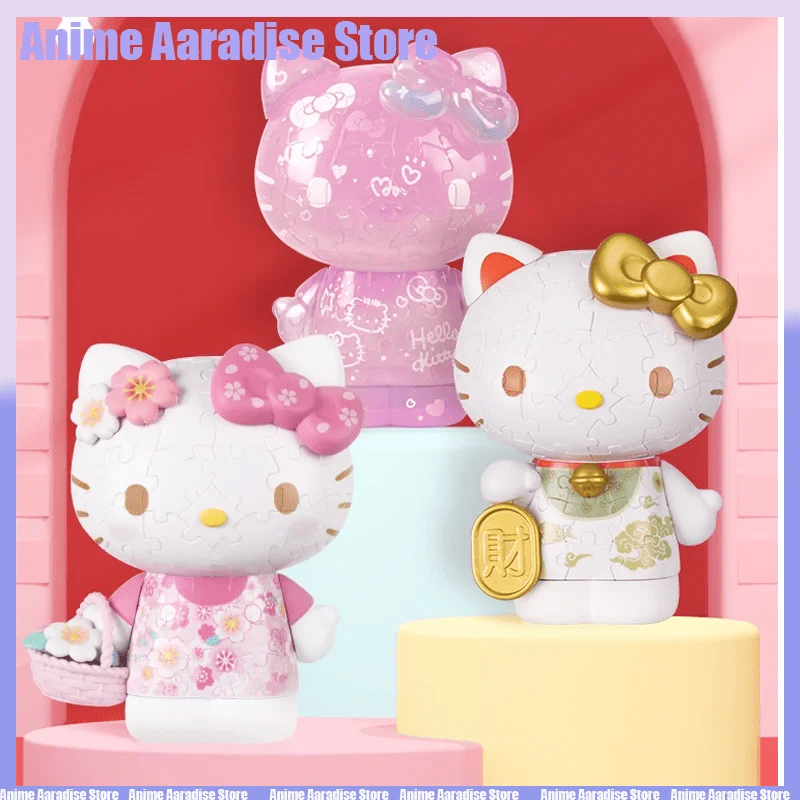 3D-JP Sanrio Hello Kitty Series 3d Puzzle Toys 50th Anniversary
