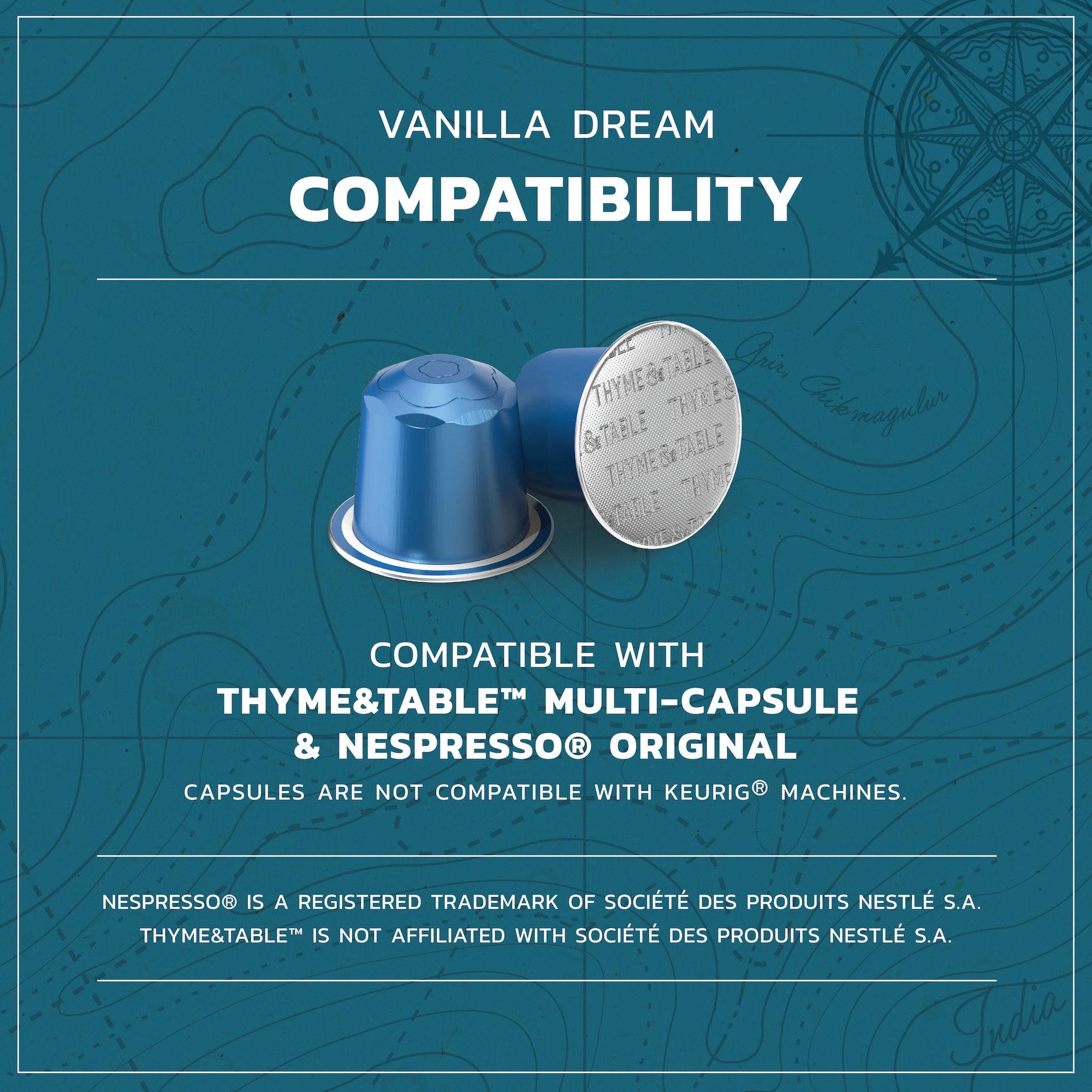 (3 pack) Thyme & Table Espresso Capsules, Medium Roast, Vanilla Dream