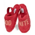 thumbnail image 3 of MeMoi Kids "Good Nite" Fluffy Faux Sherpa Slipper Scuff - Girls - Female (S, Fruit Punch), 3 of 4
