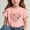 Pink, variant on Spazoro Big Boys Girls Shirts Tee, Cute Print Crew Neck Short Sleeve Graphic T-Shirts Casual Summer Tops for Unisex Black Size 12 T