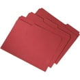 thumbnail image 2 of SKILCRAFT, NSN5664146, 2-ply Top Tab Recycled File Folders, 100 / Box, Red, 2 of 2