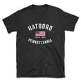 thumbnail image 1 of Hatboro Pennsylvania Patriot Men's Cotton T-Shirt, 1 of 1