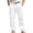 #132-White, variant on Kakii Mens Casual Cotton Pants Loose Fit Lightweight Elastic Waist Pants Baggy Wide Leg Summer Beach Yoga Linen Trousers
