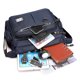 thumbnail image 4 of Bolso de hombro de gran capacidad, impermeable, mochila, multibolsillos, bolso cruzado informal de negocios para hombre, 4 of 5