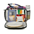 thumbnail image 2 of FORMRS Student Insulated Lunch Bag with Shoulder Strap Reusable Cooler Box for School, Blooming Flowers Pattern, 2 of 9