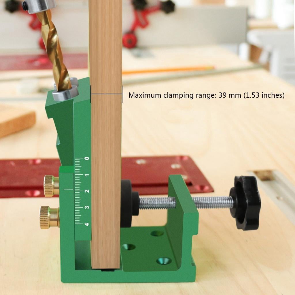 CEORPER Precise Scale Pocket Adjustable Hole Jig For Perfect 15Degree Angled Hole