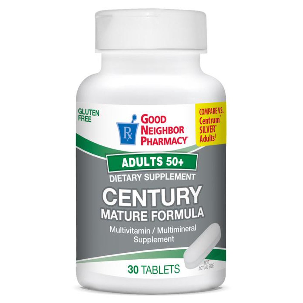 GNP Century Adult 50+ Mature Formula Multivitamin, 30 Tablets Walmart