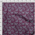 thumbnail image 4 of oneOone Cotton Poplin Twill Dark Magenta Fabric Butterflies Diy Clothing Quilting Fabric Print Fabric By Yard 56 Inch Wide-4E, 4 of 6