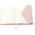 thumbnail image 2 of Cuaderno forrado Eccolo, tapa dura terciopelo, 256 pág. rayadas papel marfil, libre ácido, cierre magnético, 3 marcapáginas (rosa, 6x8 pulg.), 2 of 3