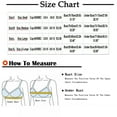 thumbnail image 3 of RYRJJ Women's Full-Coverage Bralette Soft Support Unpadded No Underwire Everyday Shaping Bra Solid Comfortable Deep Cup Push Up Bra(Red,XL), 3 of 5