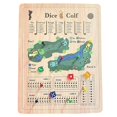 thumbnail image 2 of A Dice Board Game Wood Tabletop Board Game Fun Challenging Dice Board Game Portable Tray With Putting Green For Friends And Kids For Home Travel Camping, 2 of 8